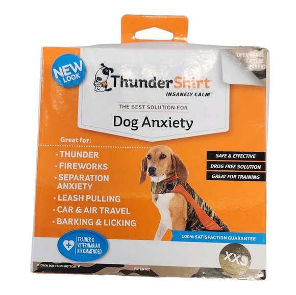 Thundershirt Dog Thunder Shirt Xxs Camo Dog Anxiety Polo Shirt